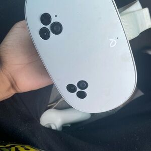 White VR Headset with Cameras